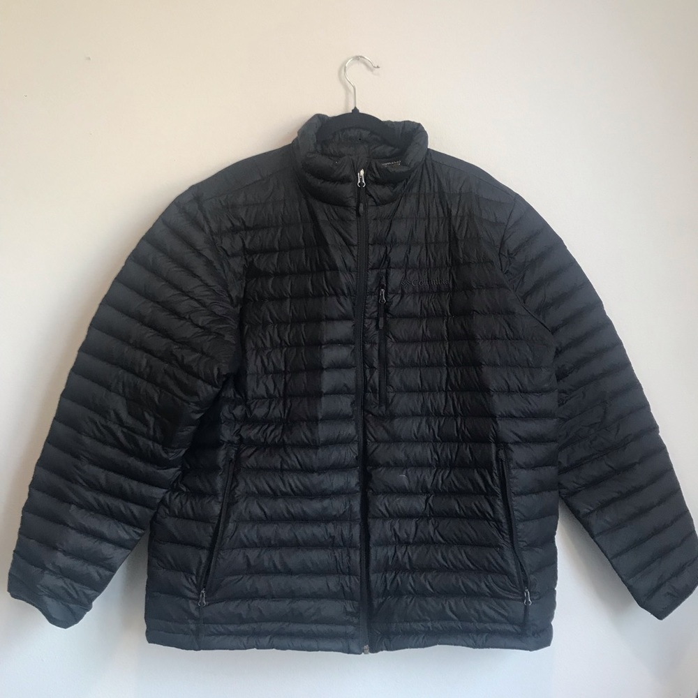 Columbia men’s Omni heat puffy 700 puffer coat